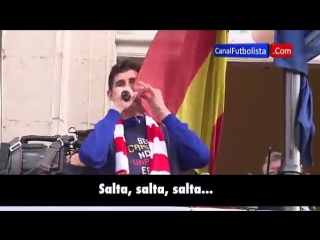 courtois' insulting chant about real madrid