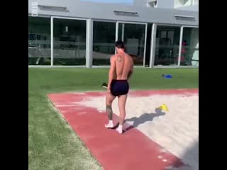 messi training