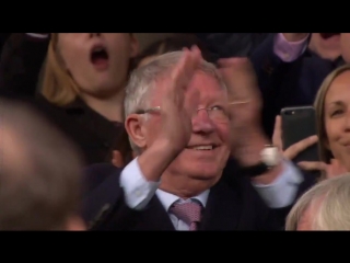 sir alex is back at old trafford