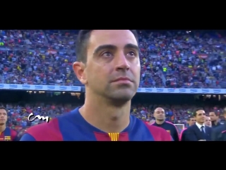 farewell to the legend of barcelona, ​​xavi, from the camp nou