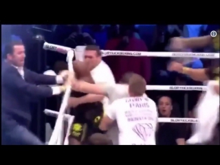 angry fans beat a kickboxer for knocking out his opponent on the sly [rhymes and punches]