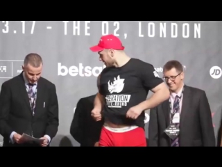 complete victory already at the weigh-in