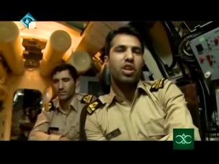 an iranian ghadir-class midget submarine in action